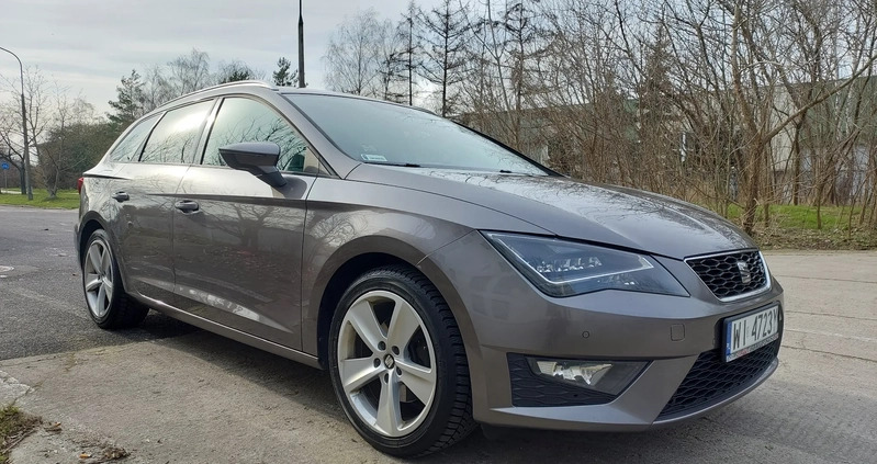 Seat Leon cena 34900 przebieg: 328700, rok produkcji 2015 z Warszawa małe 154